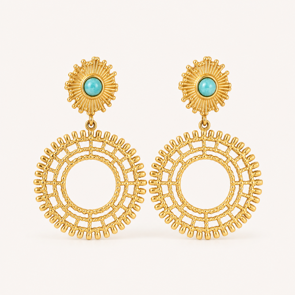 Generated by Ripli: Riviera Door-Knocker Earrings - live retest clean product image